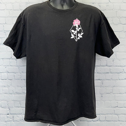 Empyre Rose T Shirt Skater Skateboarding Skating Skateboarder Black XL X-Large