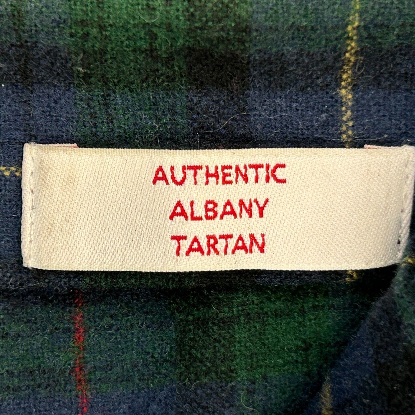 Pendleton Fireside Wool Button Front Shirt Vintage Albany Tartan Plaid Medium
