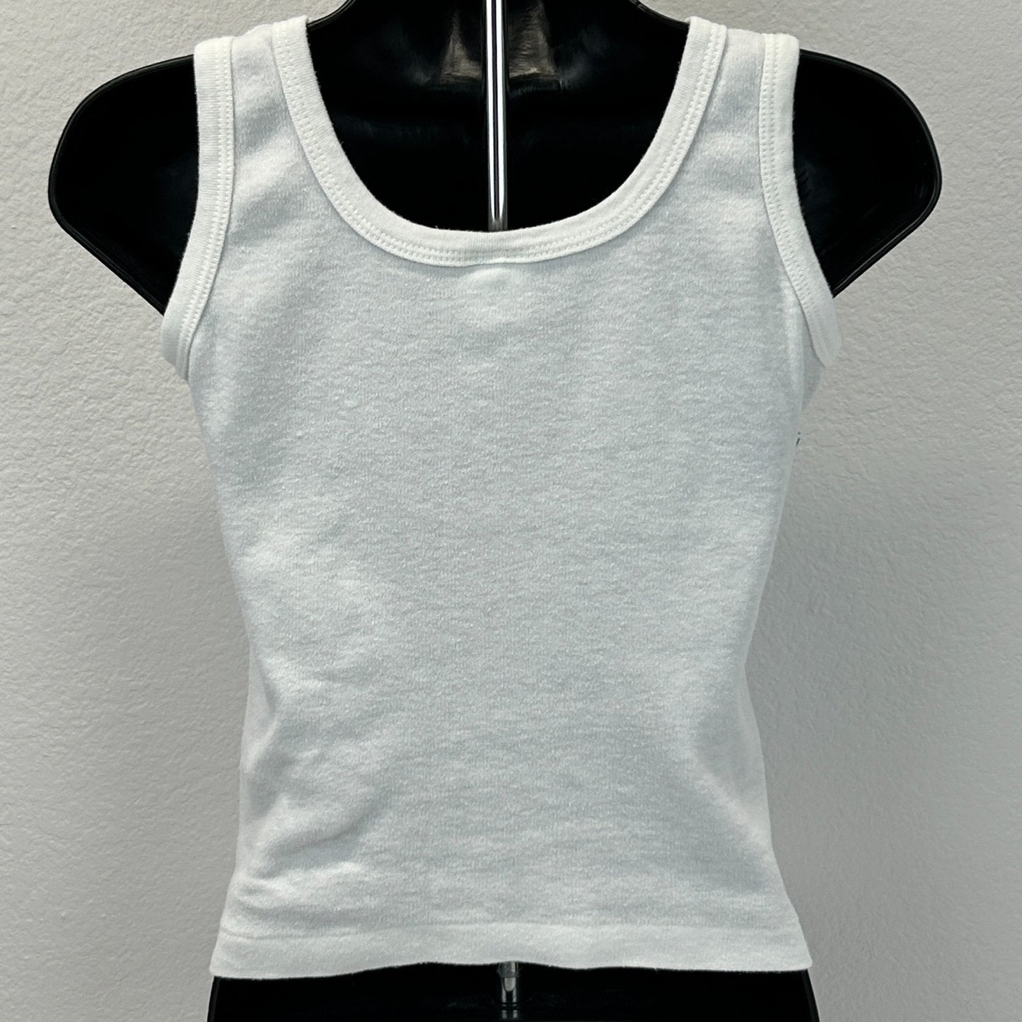 Vintage Salem Slim Lights Tank Top Womens XXS 2XS White 70s 80s Cigarettes Shirt