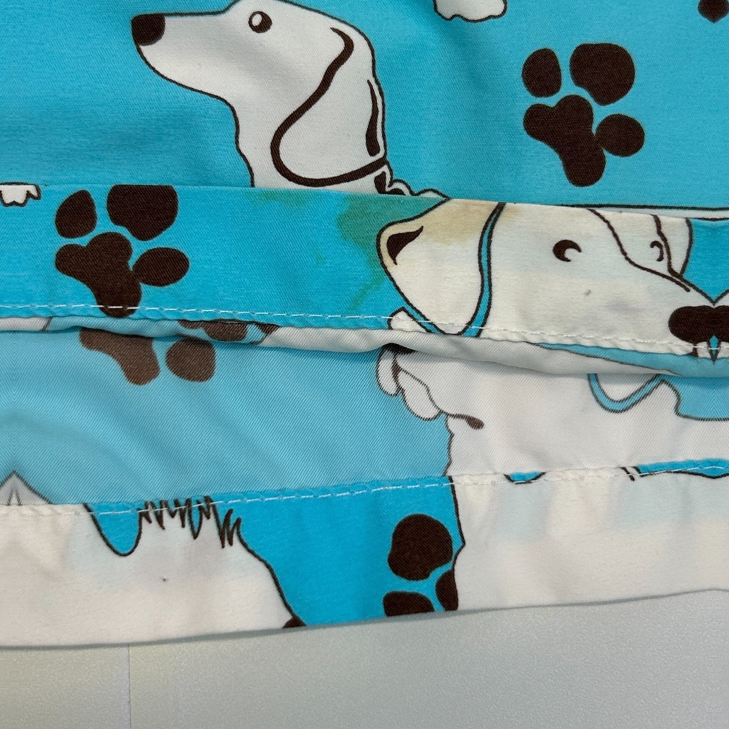 Vilebrequin Dogs Paw Prints Swimming Trunks Board Shorts Blue Swimmer XXXXL 4XL