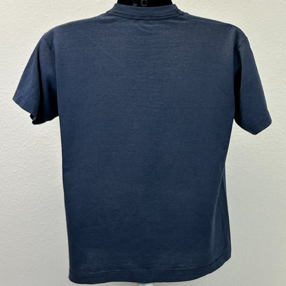 Vintage DCFD Washington DC Fire Department T Shirt Mens M Medium Blue 80s Tee