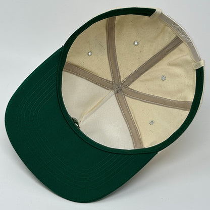 Vintage Asgrow RX770 Seeds Hat Baseball Cap Soybean Snapback K-Products Beige