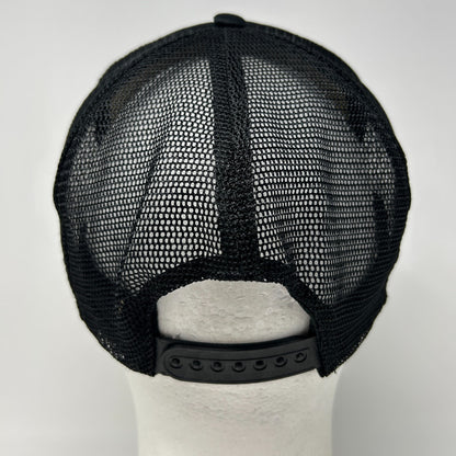Vintage 90s Cragg Railcharger Trucker Hat Baseball Cap Train Mesh Snapback Black - Neon Vintage