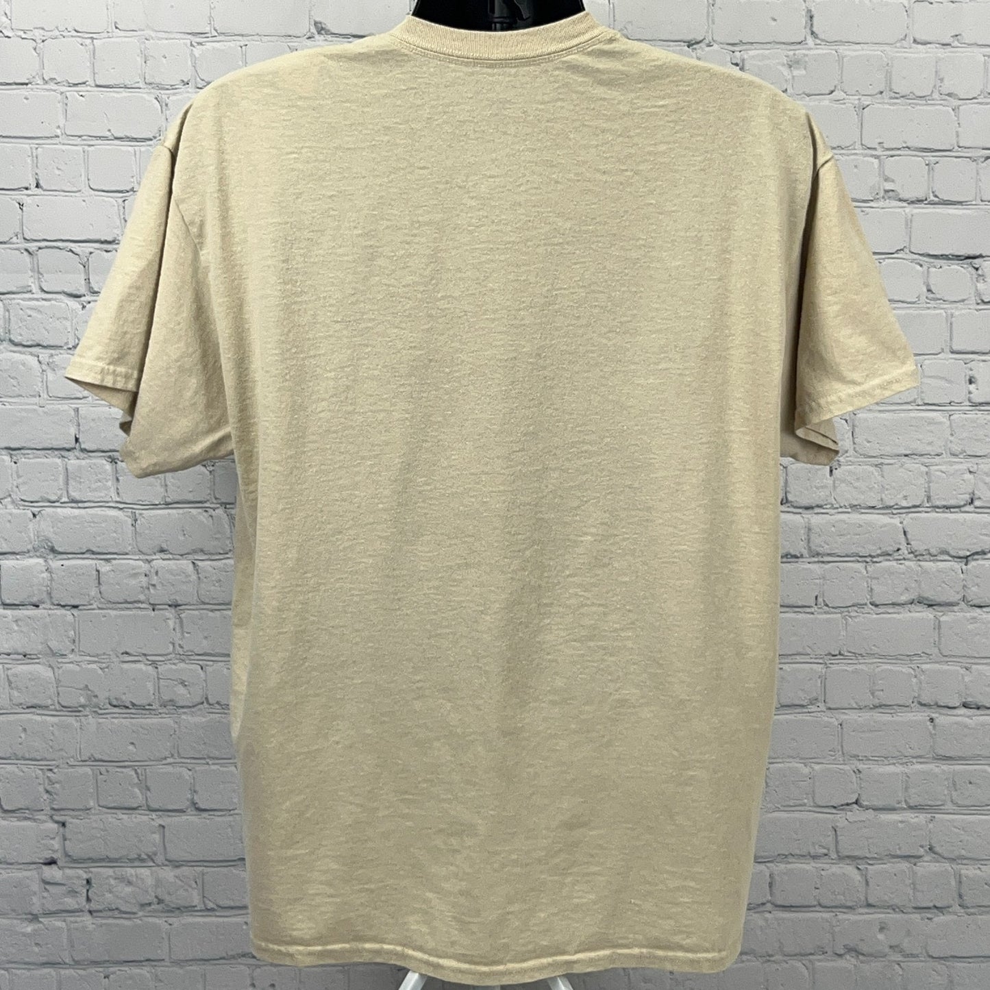Jeep Only T Shirt Unisex XL X-Large Beige 4x4 Wrangler Offroading Short Sleeve