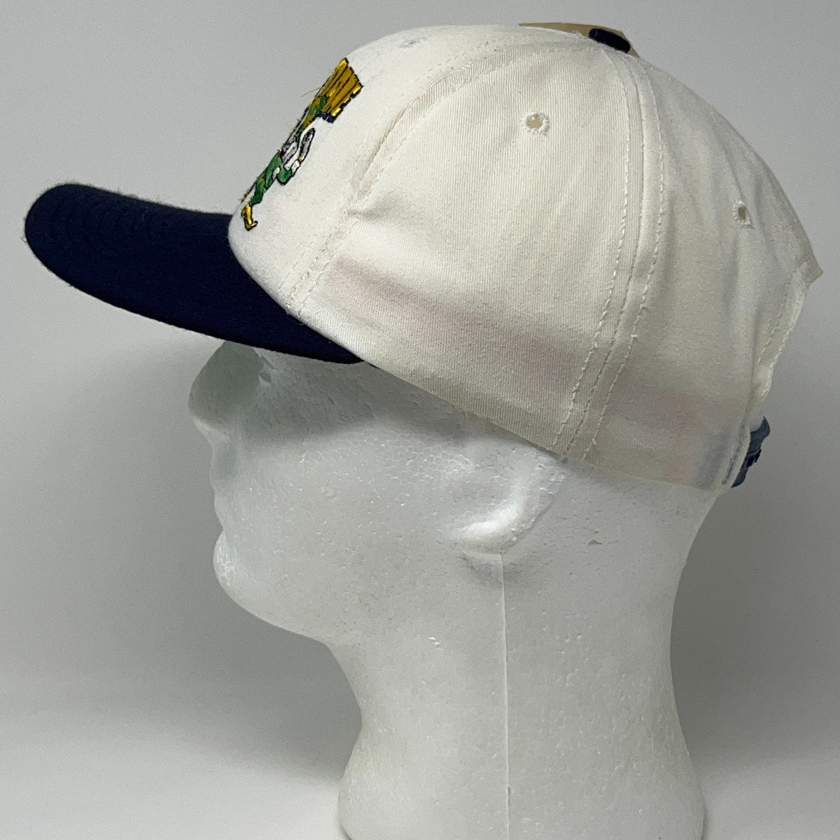 Vintage Notre Dame Fighting Irish Leprechaun NWT Snapback Baseball Hat Cap USA