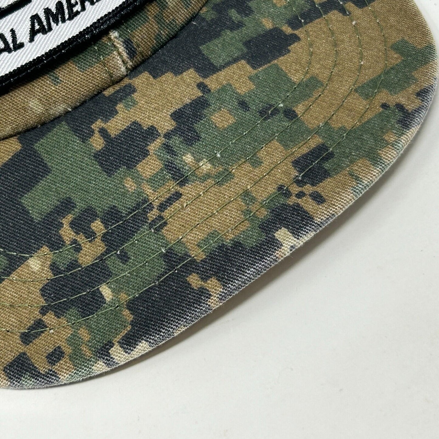 Vintage GI Joe Camo Youth Baseball Hat Cap Green Digital Camouflage Snapback