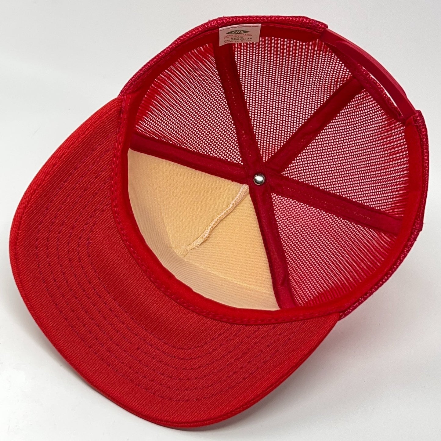 Vintage 80s Hawthorne Trap Club Trucker Hat Baseball Cap Shooting Snapback Red