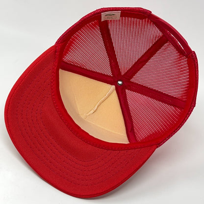 Vintage 80s Hawthorne Trap Club Trucker Hat Baseball Cap Shooting Snapback Red