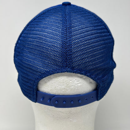 Vintage 80s Washington DC Trucker Hat Baseball Cap USA Capitol Snapback Blue - Neon Vintage