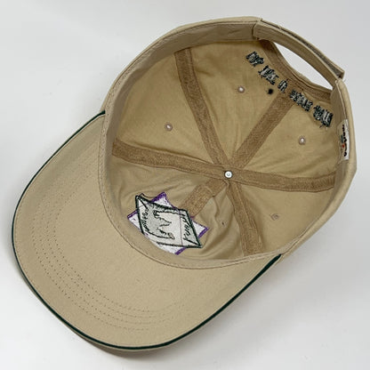 Vintage 90s Santa Anita Park Thoroughbreds Hat Baseball Cap Horse Racing Beige