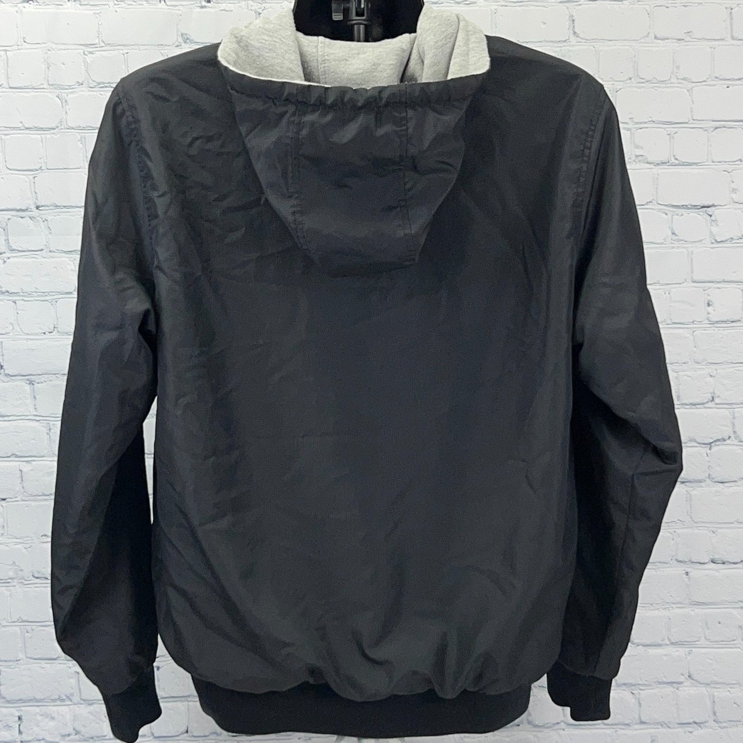 Carolina Panthers Reversible Hoodie Jacket Hooded NFL Black Gray G-III M Medium