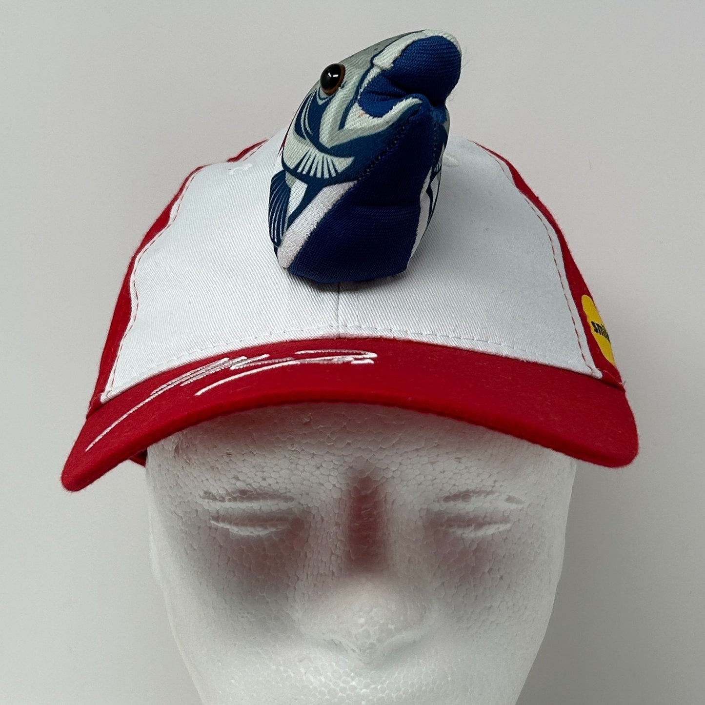 Los Angeles LA Angels Mike Trout Hat Baseball Cap 3D Fish 6 Panel Red Strapback