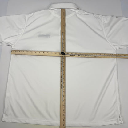 Vintage 90s Hacienda Hotel Casino Las Vegas Polo Shirt Gambling White XL X-Large
