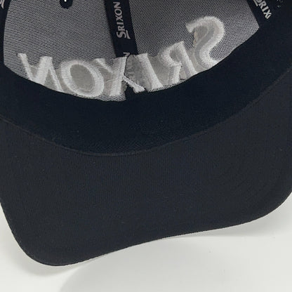 Srixon Hat Baseball Cap A-Flex Fitted L-XL Golf Golfer Golfing Black 6 Panel