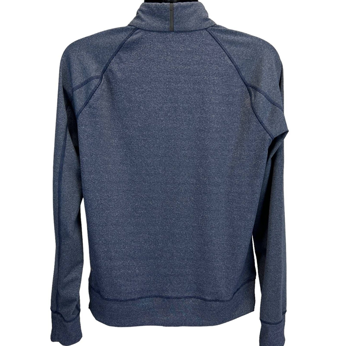 Chaqueta deportiva Lululemon Shift de manga larga con cremallera completa y aberturas para los pulgares para hombre, color azul