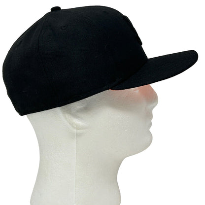 Undefeated x New Era 59Fifty Hat Black Streetwear Wool Baseball Cap Fitted 7 1/4
