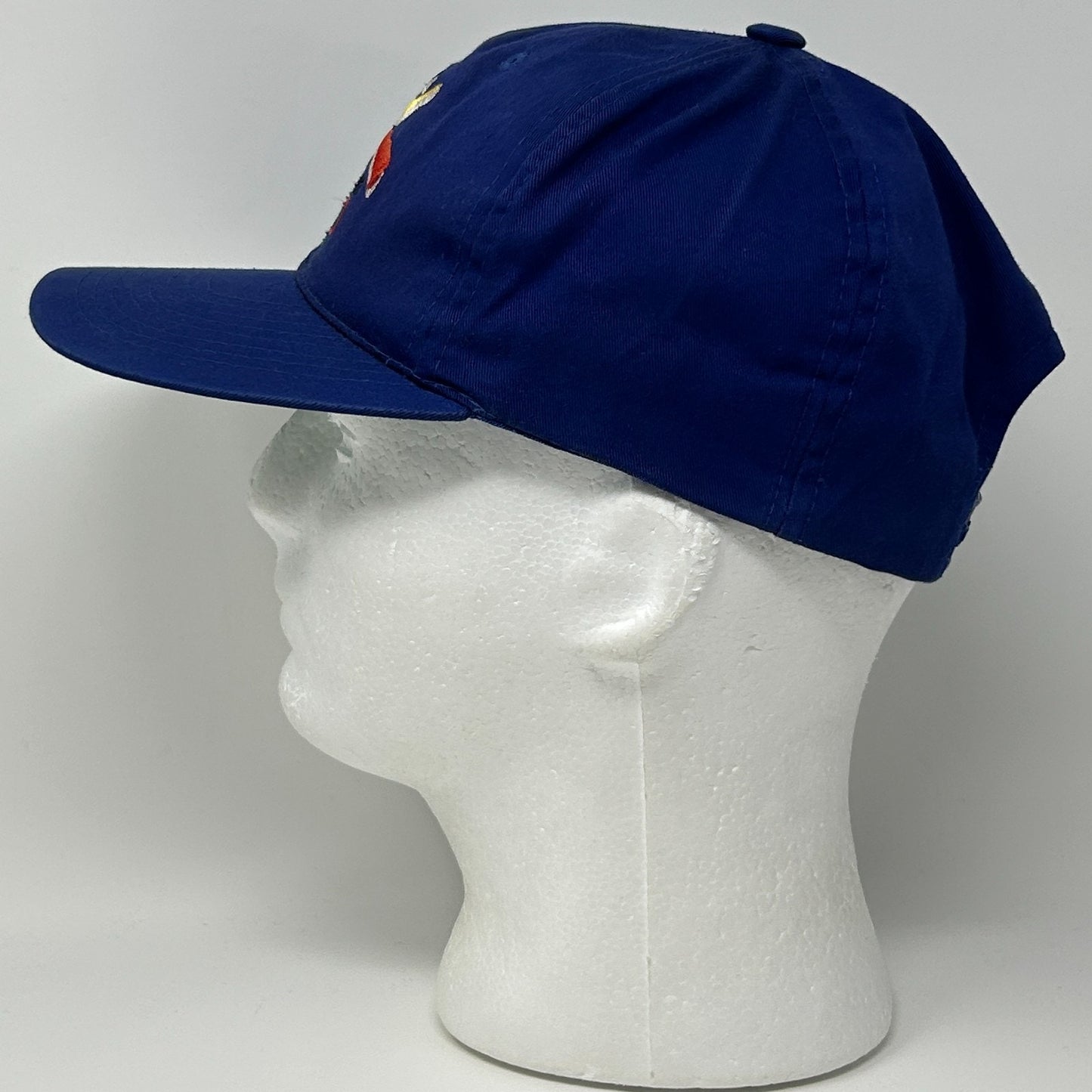 Vintage 90s 1992 Barcelona Olympics Hat Baseball Cap Summer Games Blue Snapback