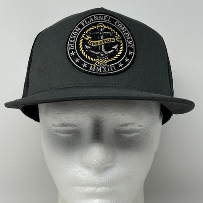 Dixxon Flannel Company Patch Trucker Hat Baseball Cap Sink or Swim Snapback Gray