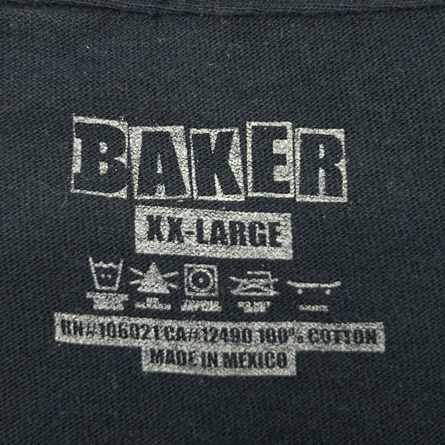 Baker Skateboards Big Cats T Shirt Skating Skater Skateboarding Blue Tee XXL 2XL