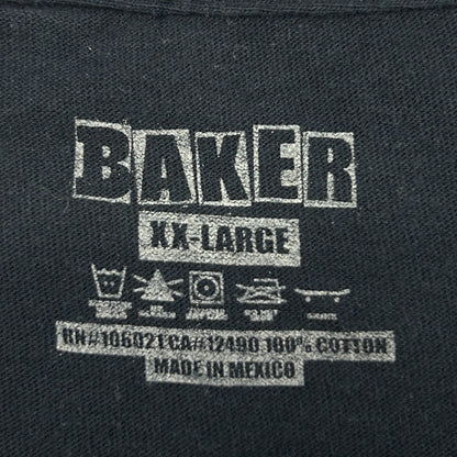 Baker Skateboards Big Cats T Shirt Skating Skater Skateboarding Blue Tee XXL 2XL
