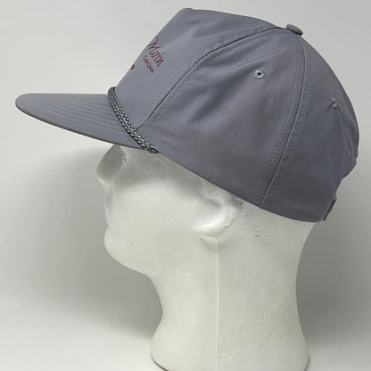 Vintage 90s Sonoma Marin Credit Union Hat Baseball Cap Patelco Snapback Gray