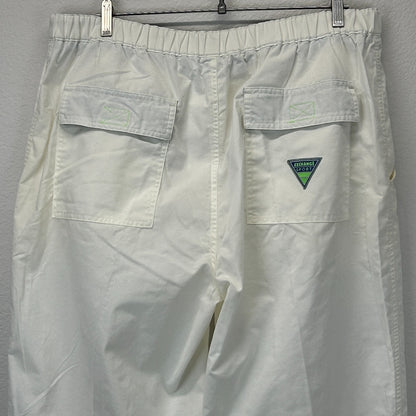 Vintage 80s 90s Exchange Sport Pants Baggy Surfer White Mens XL X-Large 36-38x34