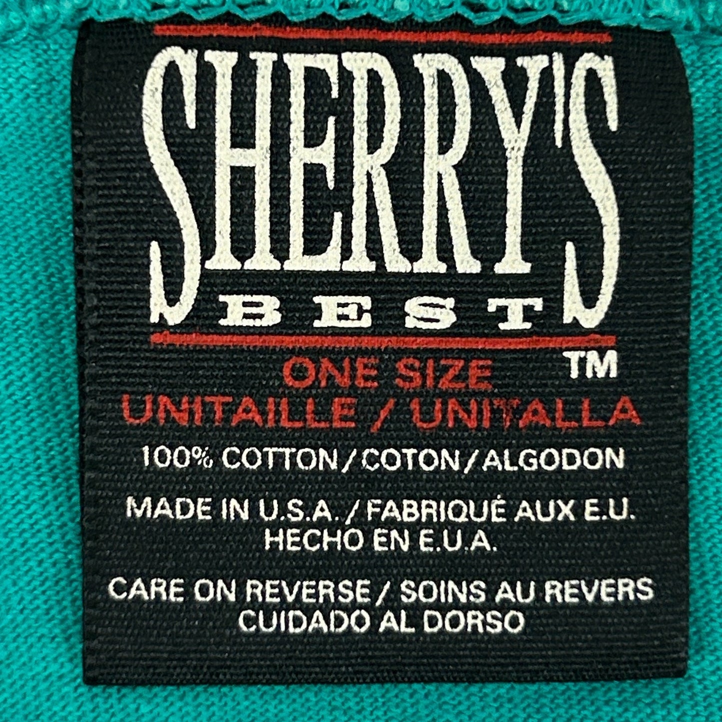 Vintage Florida Beach T Shirt Mens OSFM XXL 2XL Green 90s Seashells Pocket USA