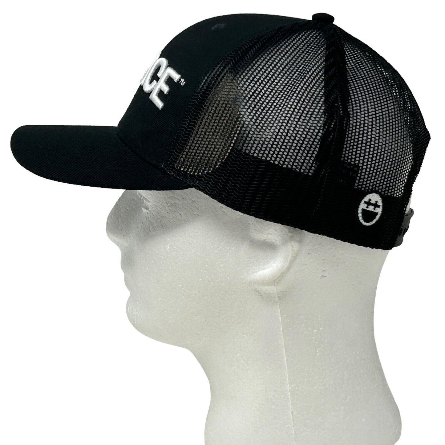 Gorra de camionero de la marca Bigface Gorra de béisbol de malla negra con cara grande de Jimmy Butler Coffee