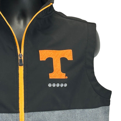 University of Tennessee Volunteers Vest Jacket Mens Small NCAA UTK Full Zip Gray