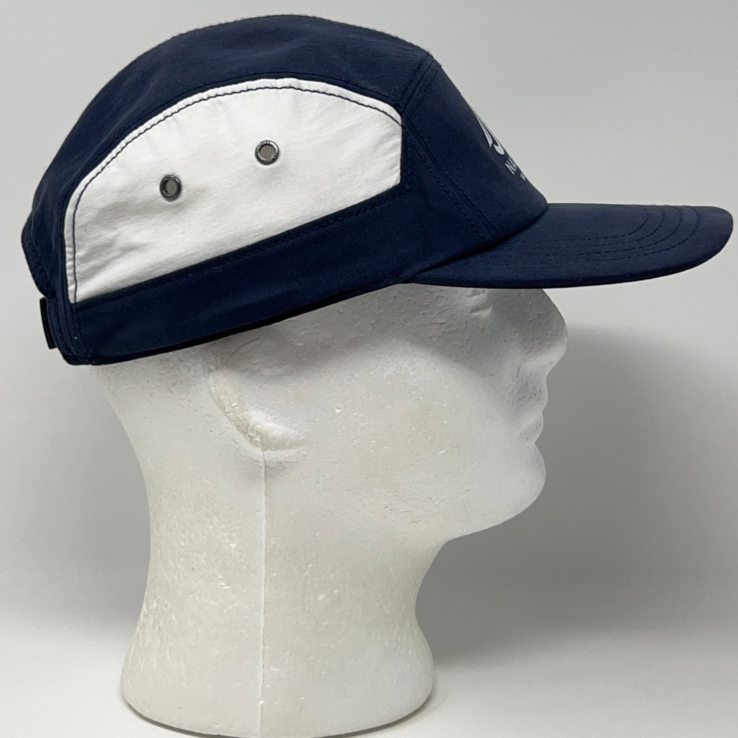 Nautica J Class 83 Sail Racing Camp Hat Baseball Cap 5 Panel Strapback Blue