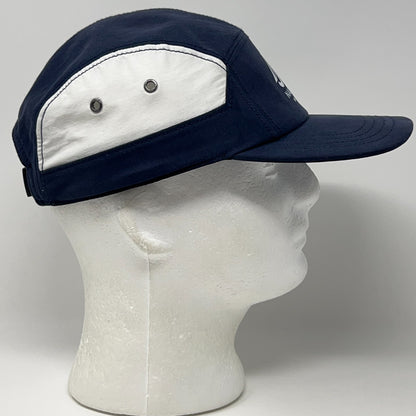 Nautica J Class 83 Sail Racing Camp Hat Baseball Cap 5 Panel Strapback Blue
