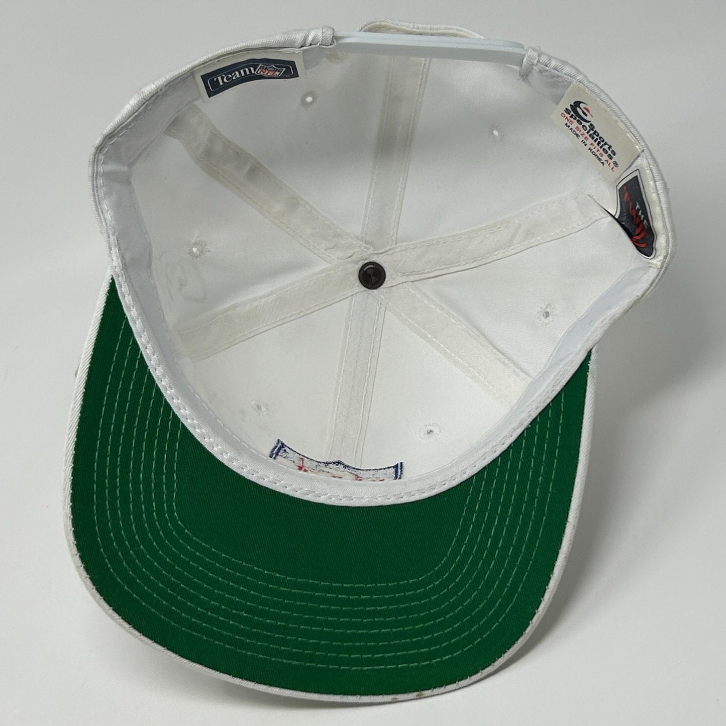 Vintage NFL Logo 1993 Dallas Cowboys Signed Hat Cap White Sports Specialties