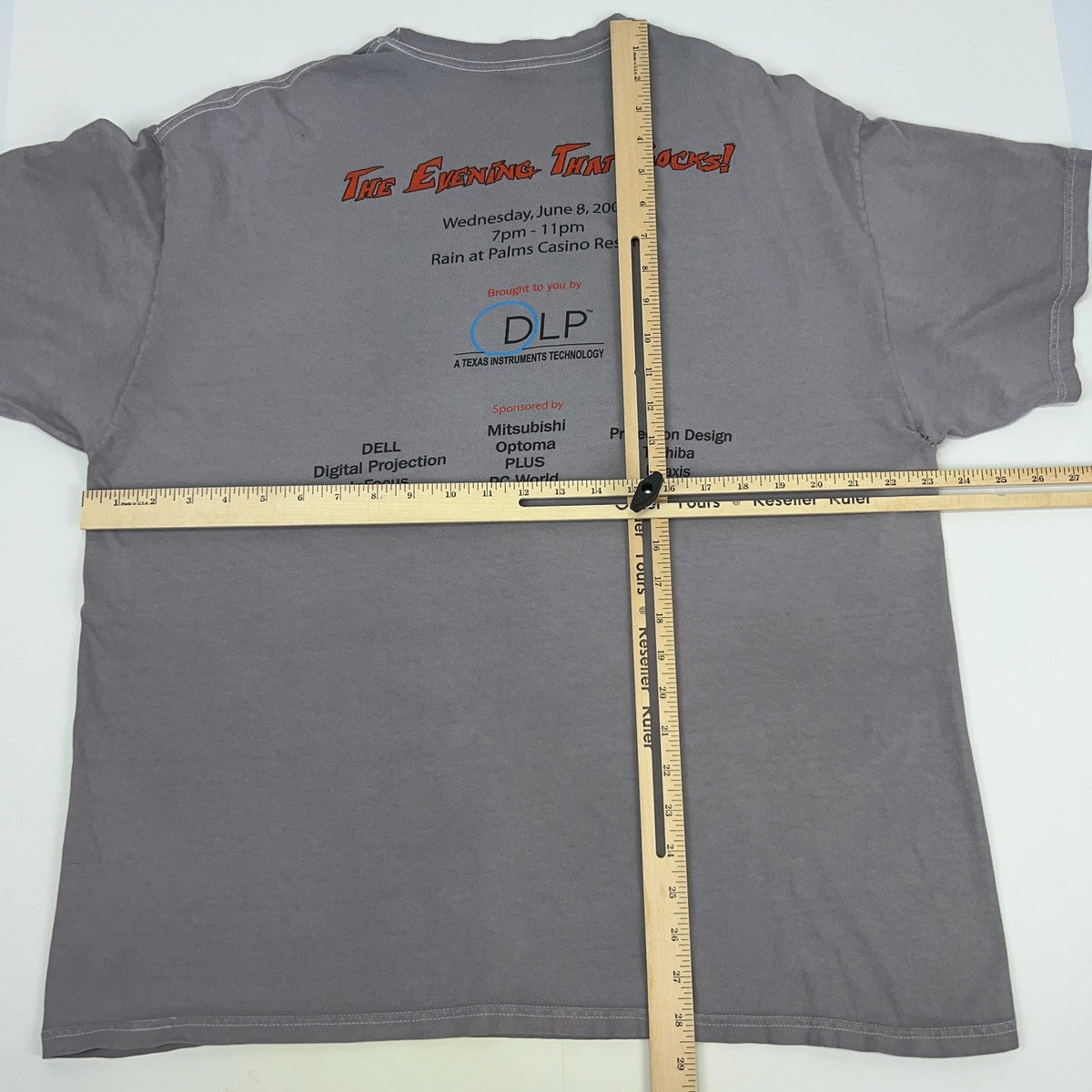Vintage 2005 Huey Lewis and The News T Shirt XL Las Vegas Palms Casino Band Tee