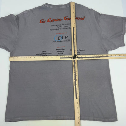 Vintage 2005 Huey Lewis and The News T Shirt XL Las Vegas Palms Casino Band Tee