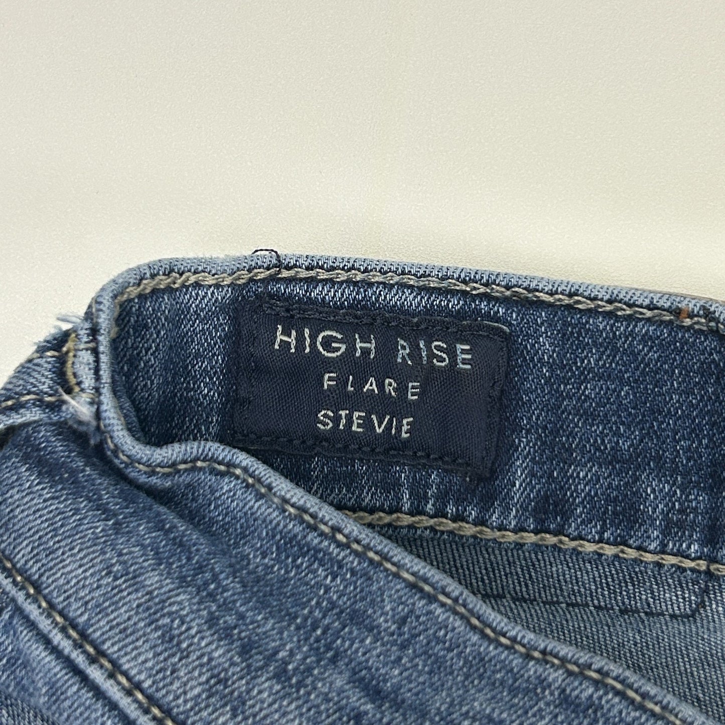 Lucky Brand Stevie Jeans High Rise Flare Stretch Pockets Blue Womens 14-32