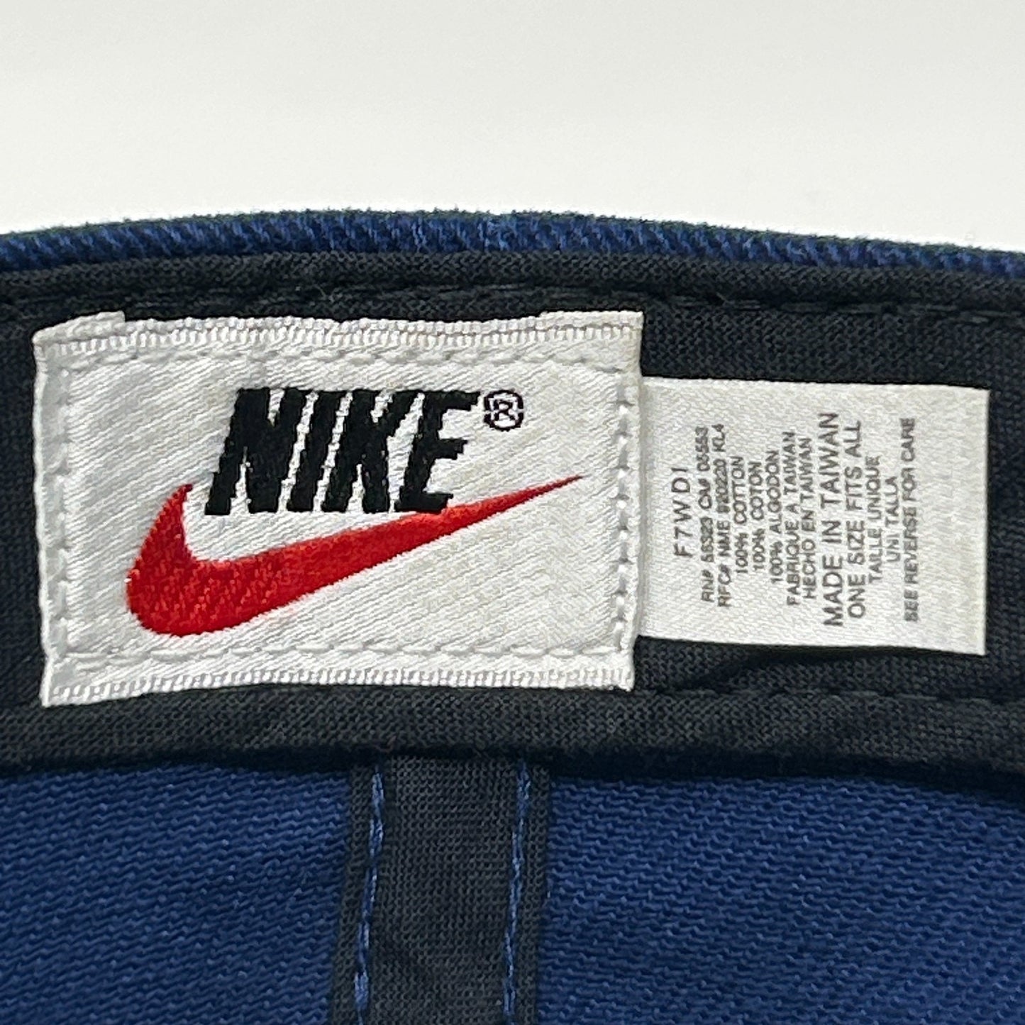 Vintage 90s Nike Dallas Cowboys Hat Cap Blue NFL Pro Line Snapback Swoosh