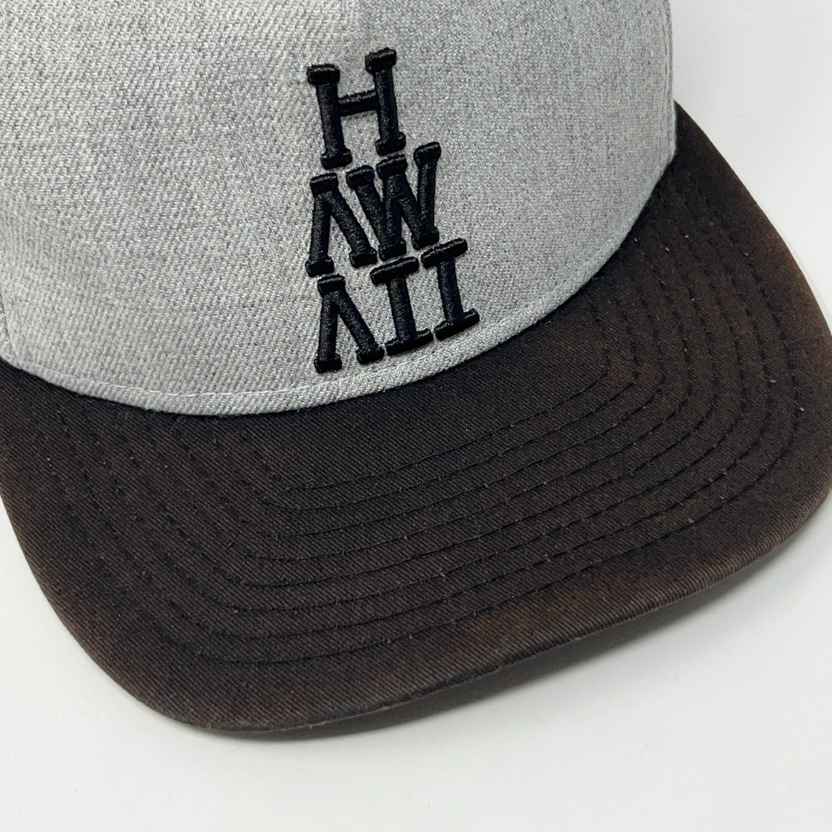 Local Motion Hawaii New Era 9FIFTY Snapback Hat Baseball Cap Gray Hawaiian Surf