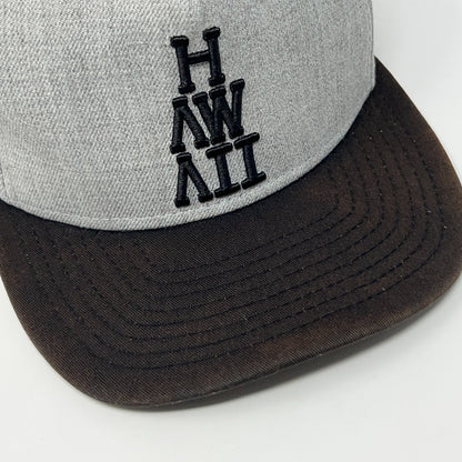 Local Motion Hawaii New Era 9FIFTY Snapback Hat Baseball Cap Gray Hawaiian Surf