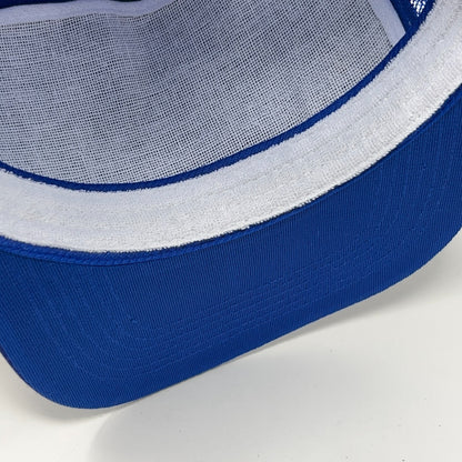 Vintage 90s Toy Show Ipava Illinois Hat Baseball Cap Tractor Rope Snapback Blue