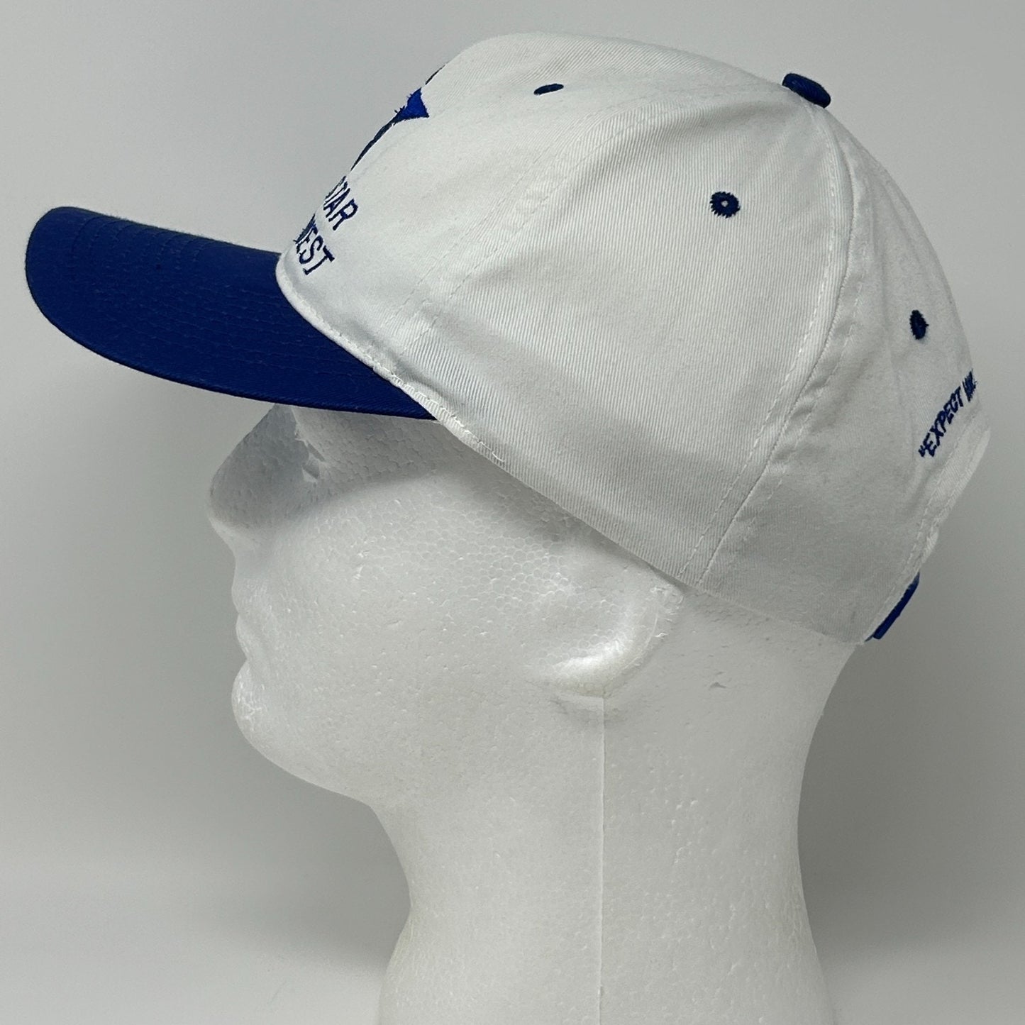 Vintage Lone Star Northwest Concrete Hat Cap White 90s Portland Snapback 6 Panel