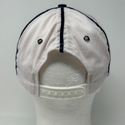 Vintage 80s Club Sportswear Hat Baseball Cap 6 Panel Made In USA Snapback White
