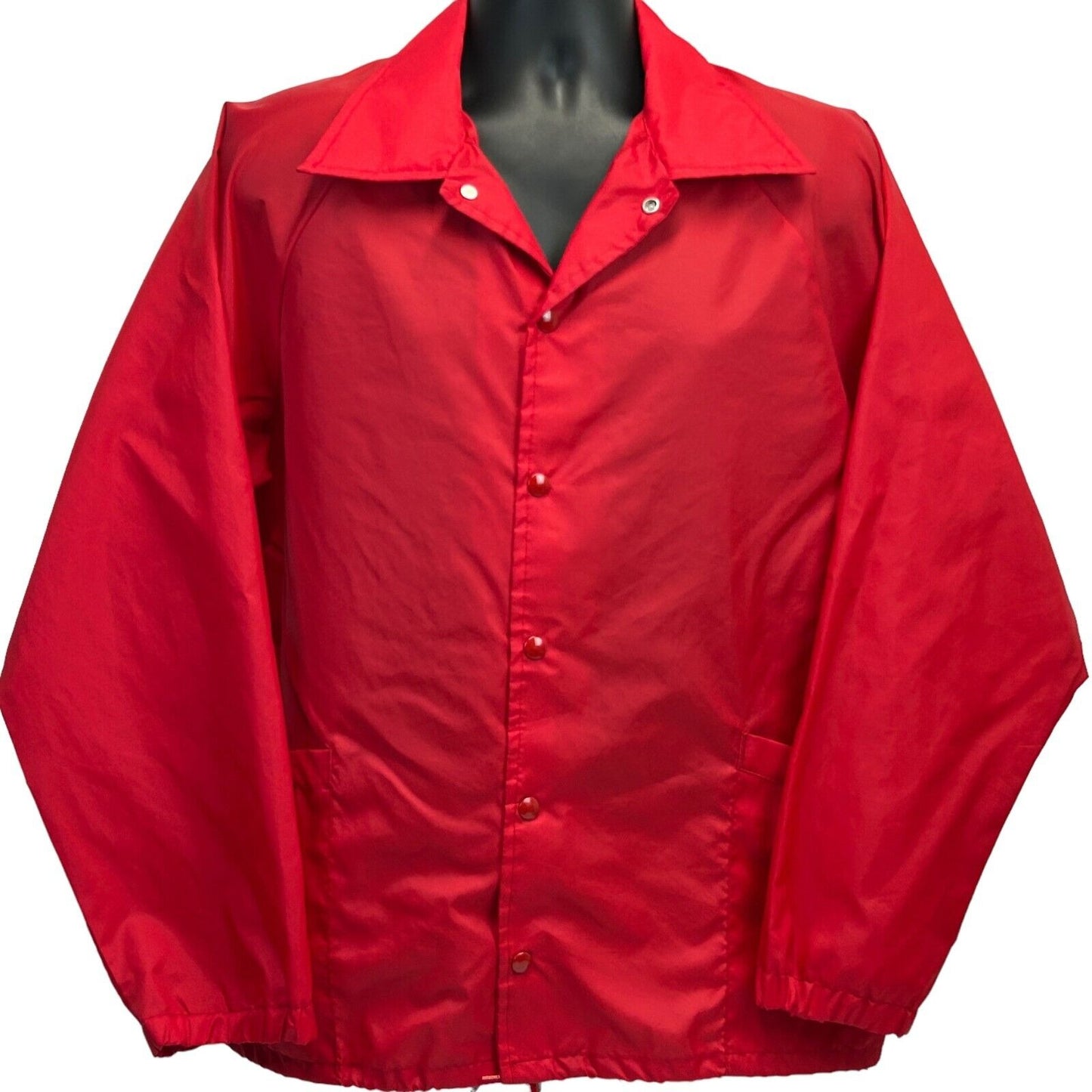 Chaqueta vintage de Salt Lake South Cottonwood Stake, cortavientos LDS grande para hombre, color rojo