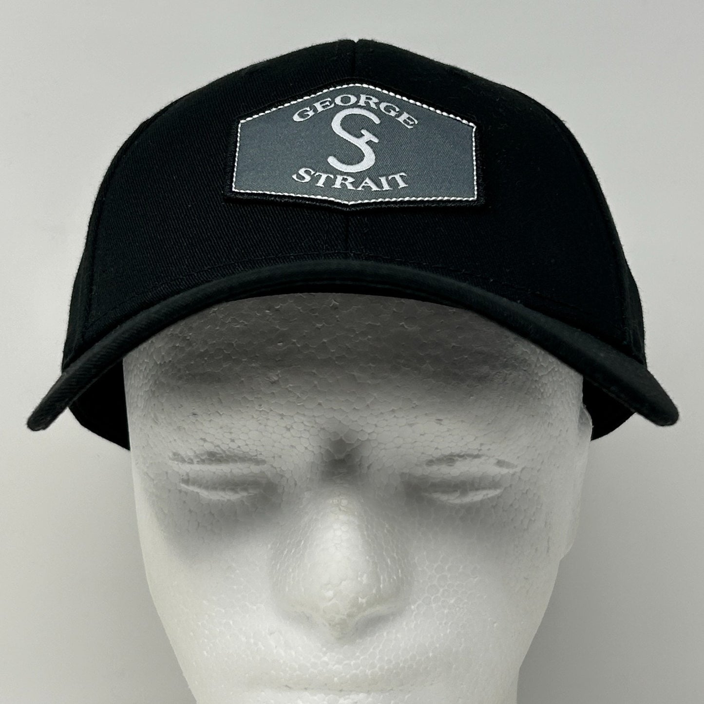 George Strait Hat Baseball Cap Country Western Music 6 Panel Strapback Black