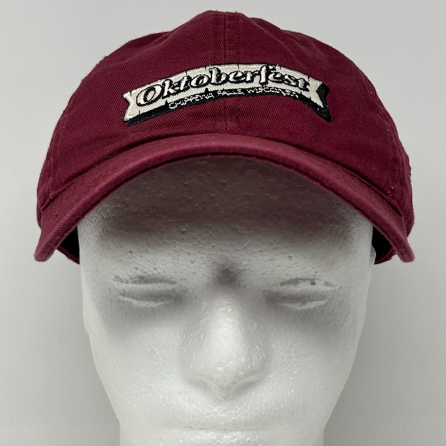 Oktoberfest Chippewa Falls Wisconsin Dad Hat Cap Red Octoberfest Prost Strapback