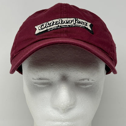 Oktoberfest Chippewa Falls Wisconsin Dad Hat Cap Red Octoberfest Prost Strapback