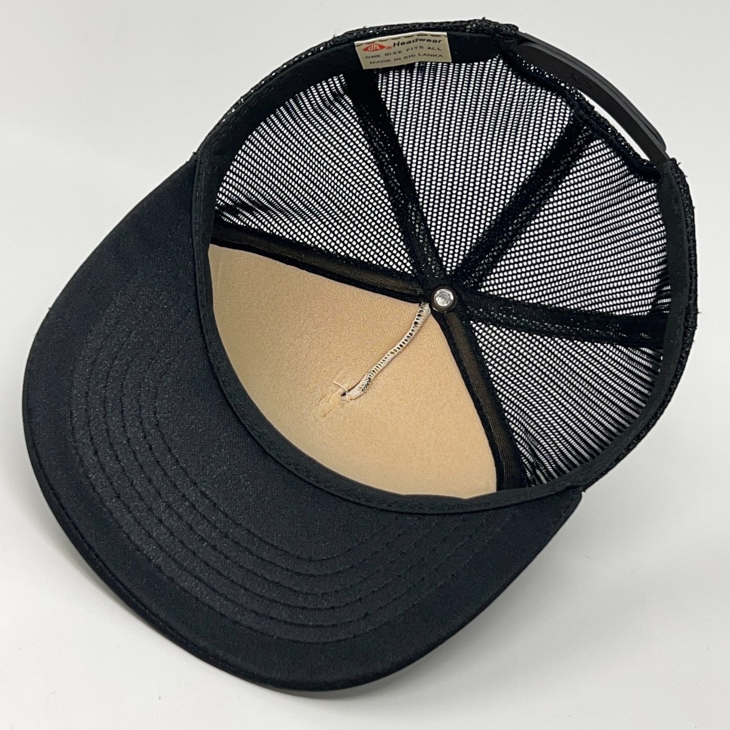 Vintage 80s Willow Springs Manufacturing Trucker Hat Baseball Cap Snapback Black