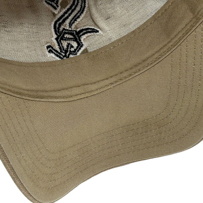 Chicago White Sox Hat Beige MLB Six Panel Strapback Baseball Cap