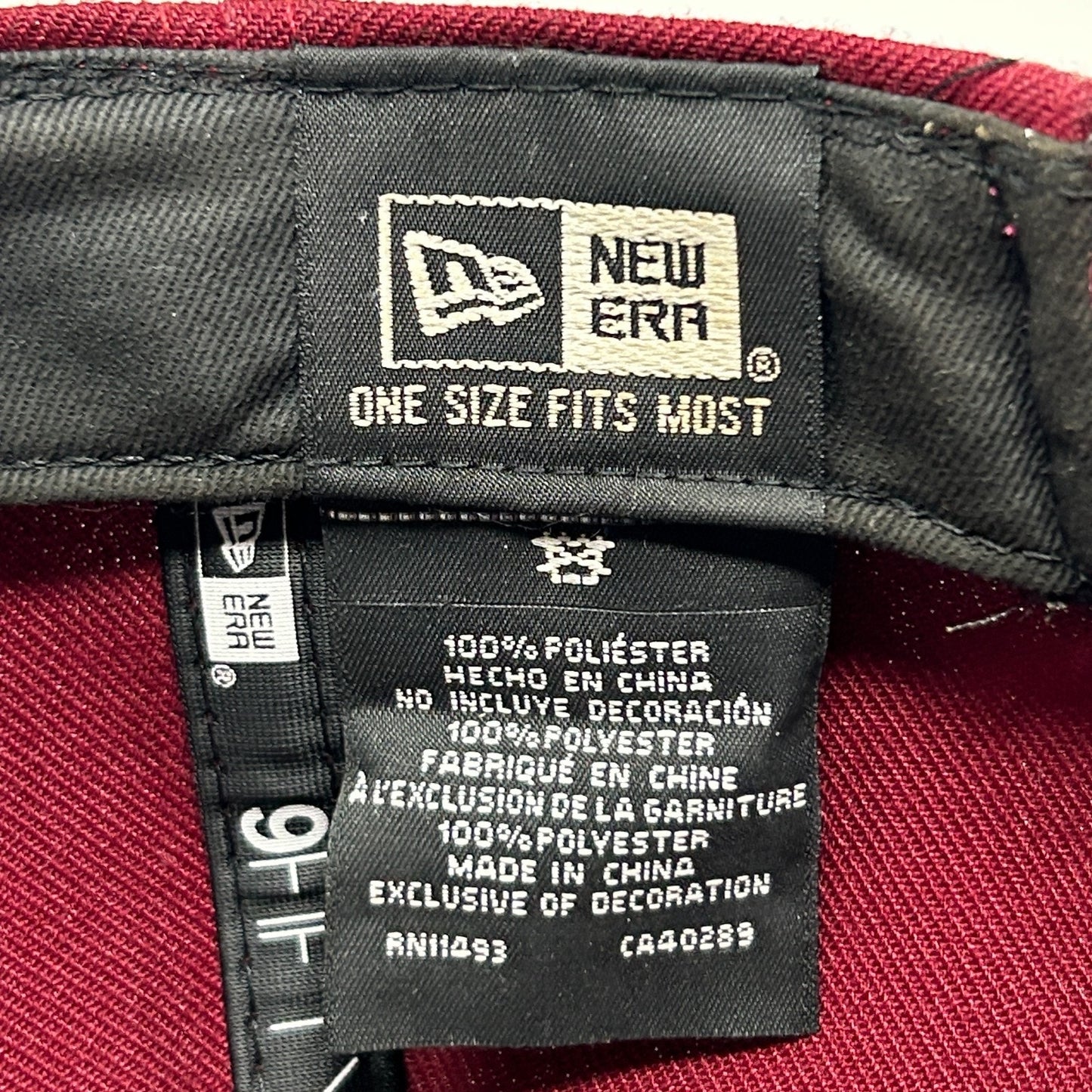 Staple Pigeon x Washington Commanders Hat Baseball Cap New Era Snapback Red NFL