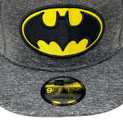 Batman DC Comics Hat Gray New Era 9Fifty DCU Six Panel Snapback Baseball Cap