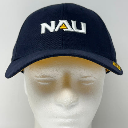 NAU Northern Arizona University Lumberjacks Hat Baseball Cap Navy NCAA Jacks